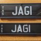 Custom Number Plates 'JAG1'